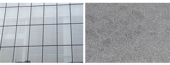 隐框玻璃石材幕墙工程用到的石材和铝板