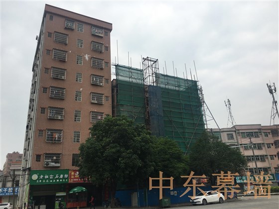 玻璃幕墙立面