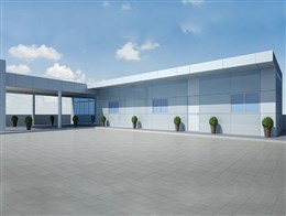 办公楼钢结构加建工程-永和大厦顶楼加建-中东幕墙