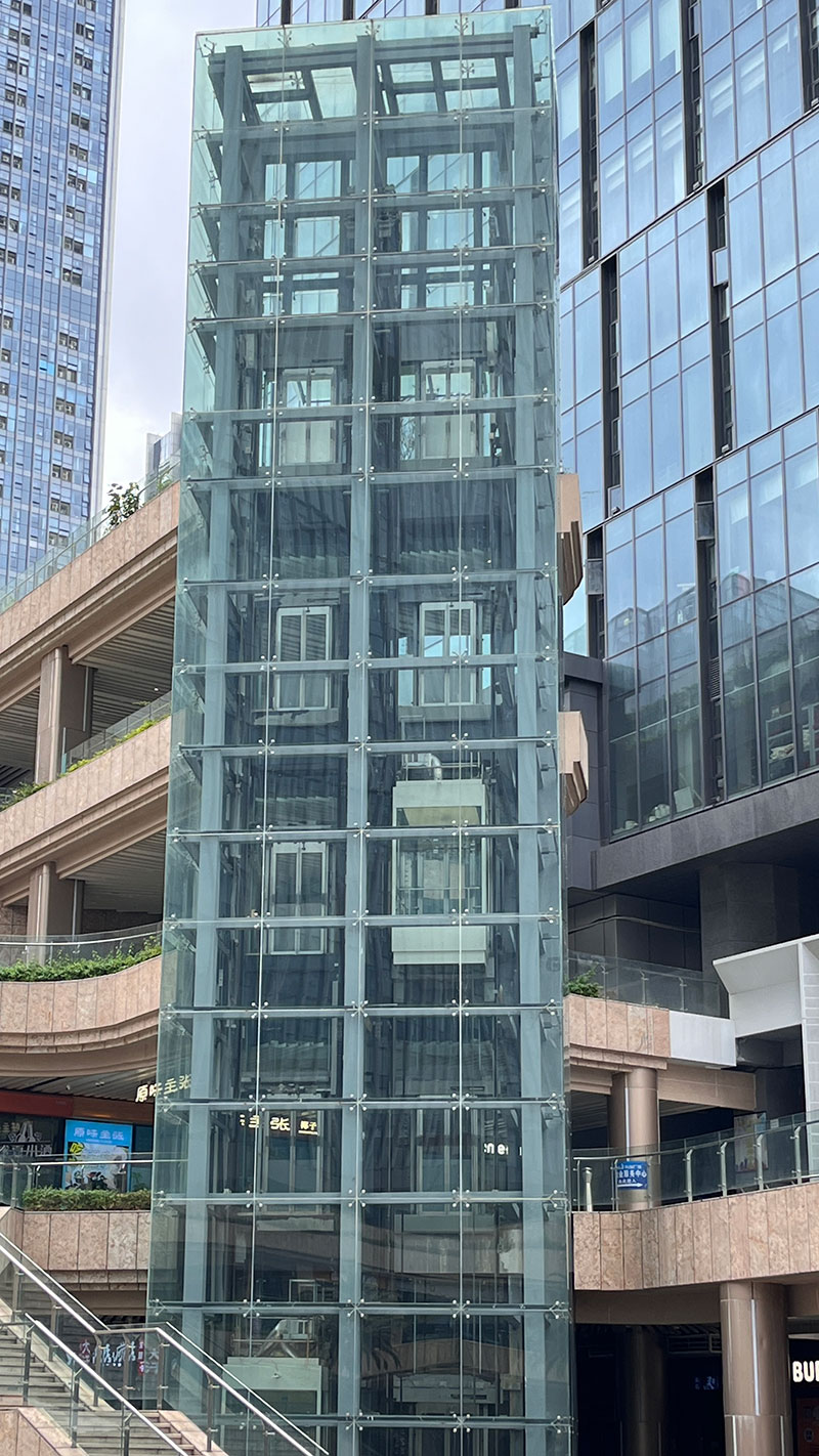 电梯玻璃幕墙价格