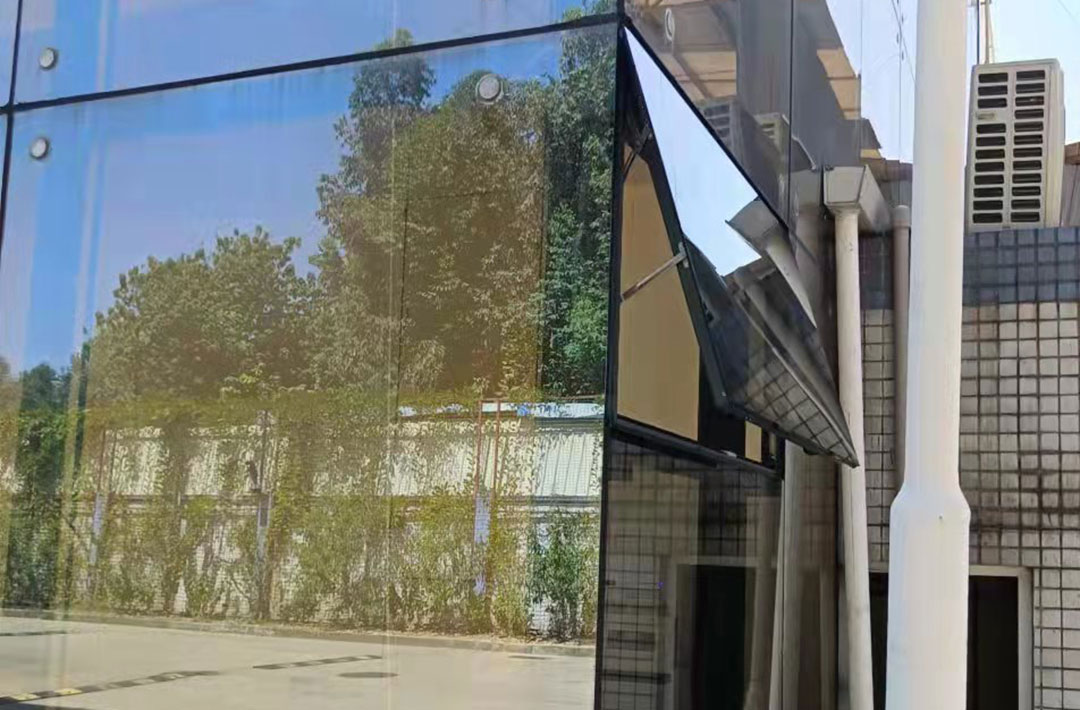 玻璃幕墙改造开窗