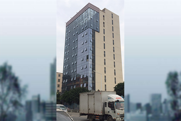 竖明横隐玻璃幕墙图片
